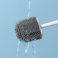 美简 S4001 耐用式马桶刷 免打孔 壁挂款 百搭灰