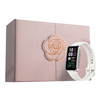 华为【双11钜惠】手环10NFC版智能运动两周续航心率睡眠血氧监测游泳男女朋友防水成人铝合金机身 冰川白 NFC版丨粉色玫瑰礼盒套装