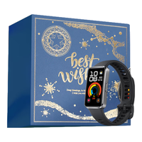 华为【双11钜惠】手环10NFC版智能运动两周续航心率睡眠血氧监测游泳男女朋友防水成人铝合金机身 羽砂黑 NFC版丨时尚星空礼盒套装