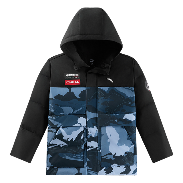 安踏 户外三防雪壳热返IV加厚保暖193g高充绒羽绒服 多色任选！