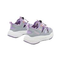 Kappa Kids卡帕童鞋夏季儿童运动鞋时尚百搭单网透气中大童男女鞋亲子鞋 灰紫 32 适合脚长约202mm 32码 适合脚长约202mm