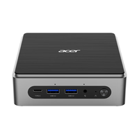 宏碁（acer）蜂鸟迷你mini PC口袋主机 高性能商务台式机电脑（酷睿12代i3-N305 16G 512G Wifi6）24.5英寸套机