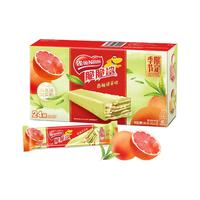 Nestlé雀巢（Nestle）脆脆鲨休闲零食涂层威化饼干 季节 西柚绿茶味446.4g