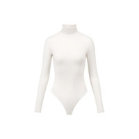 5折起|维密云感超柔塑身衣暖感塑形紧身连体衣女25秋 34Y5椰果白-高领 L
