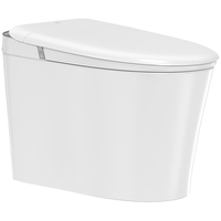 小牧卫浴轻智能马桶坐便器虹吸式一体机无水压限制激光脚感离座自动冲8930 S5max-脚感翻盖+手机智控+泡沫盾 (290-390mm选择) 305/300mm