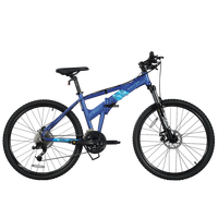 DAHON 大行 折叠山地车26英寸27速双碟刹越野自行车铝合金单车XAA673M 消光蓝