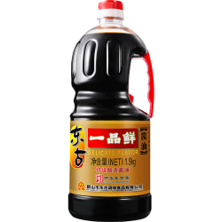 东古 一品鲜生抽酱油 1.9kg 0脂调料炒菜蒸煮 一品鲜1.9kg