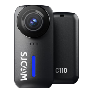 SJCAM C110 4K防抖运动相机 黑色 1080P超清版 标准配套+豪华礼包
