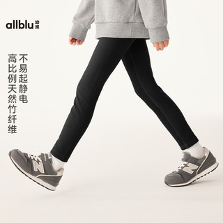 幼岚（ALLBLU）幼岚童装「安心德绒」打底裤亲肤柔软24年冬儿童女童打底裤 燕麦兔吉祥纹（满印） 140 cm