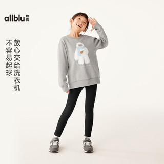 幼岚（ALLBLU）幼岚童装「安心德绒」打底裤亲肤柔软24年冬儿童女童打底裤 燕麦兔吉祥纹（满印） 140 cm