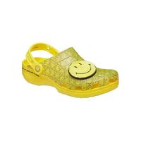crocs卡骆驰Smiley系列洞洞鞋半透明笑脸沙滩鞋夏季凉鞋