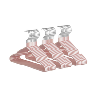 四万公里 衣架家用儿童衣挂防滑无痕晾衣架子衣服架大衣衣撑子干湿两用20支 儿童防滑-30g左右20支