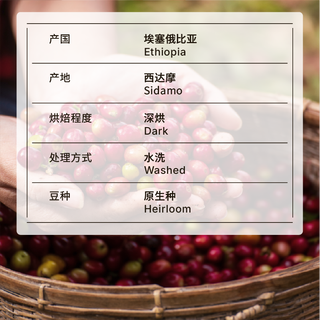 abit 西达摩SOE意式豆 埃塞俄比亚深度烘焙咖啡豆 牛奶咖啡豆227g