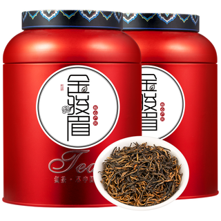 小茶日记 茶叶 金骏眉红茶500g 武夷山蜜香型金骏眉红茶罐装