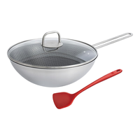 ZWILLING 双立人 Nova Plus系列 炒锅(30cm、不粘、有涂层、18/10不锈钢)