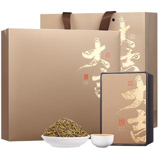 中谷御品茶叶武夷红茶 特级金骏眉 2023新茶蜜香型嫩芽年货茶叶礼盒(56泡)