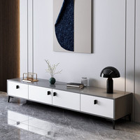 移动端、京东百亿补贴：宜造 电视柜现代简约落地2025小户型轻奢客厅储物柜子茶几电视柜组合