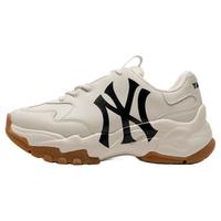 MLB 美职棒（MLB）休闲鞋女鞋子 运动鞋厚底老爹鞋男25年潮鞋3ASHC104N 纽约洋基队/浅米黄色 37.5 235