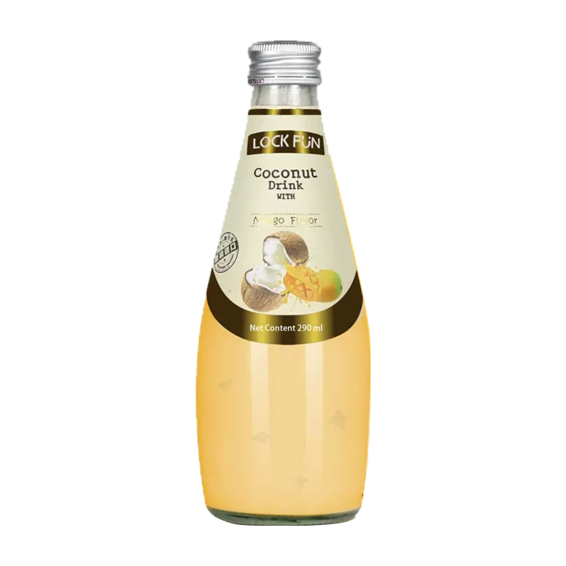 乐可芬泰国原装进口 乐可芬椰汁饮料290ml*12玻璃瓶 烘焙椰奶整箱含椰果 6个口味各2瓶