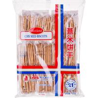 香港大地薏米饼干420克无糖精五谷杂粮燕麦代餐饱腹饼干零食品