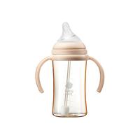 babycarePPSU奶瓶 歪头仿母乳新生儿超滤玻璃奶瓶防胀气 0-12月+ 超滤 PPSU款 240ml 3-6月 M嘴