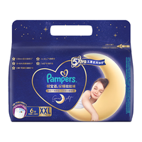 帮宝适（Pampers）一级帮拉拉裤XXL25+安睡拉拉裤XXL码6片 尿不湿尿裤日夜组合