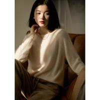 笑涵阁 售完不补M.ORO有机全羊绒针织衫25秋冬