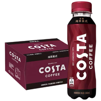  咖世家咖啡 COSTA 低糖 纯萃美式 浓咖啡饮料 300ml*15瓶