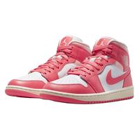NIKE 耐克 女鞋Air Jordan 1 Mid AJ1烟灰复古中帮篮球鞋BQ6472 BQ6472-186 36