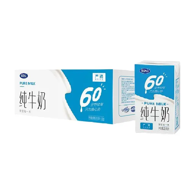  完达山 高温灭菌 纯牛奶