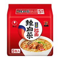 NONGSHIM农心经典辛拉面辣白菜方便面泡面拉面袋装速食多口味多连包组合 辣白菜5连包*2