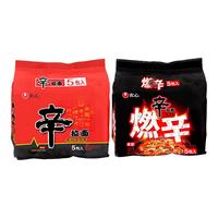 NONGSHIM农心经典辛拉面辣白菜方便面泡面拉面袋装速食多口味多连包组合 无辣不欢组合