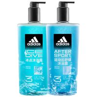 adidas 阿迪达斯 男士沐浴露套装 (激情600ml+冰点600ml)