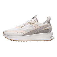 KAPPA卡帕女鞋轻便运动鞋女2024春季休闲鞋百搭透气跑鞋子女 经典白/新奇卡其/天鹅白 38