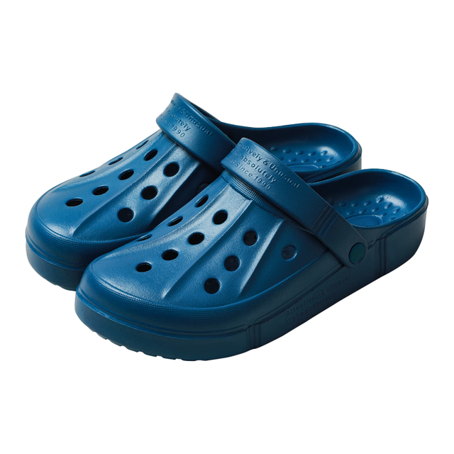 有券的上：Chokichoki 洞洞鞋  藏青色