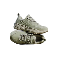 Saucony索康尼男女运动休闲鞋CYBER WEB皮面保暖厚底缓震舒适灰绿42