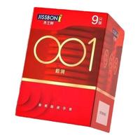 杰士邦001超柔润0.001超薄无套裸入避孕套男持久不射女性快潮秒喷套 001pro6只装 聚氨酯套成人情趣用品