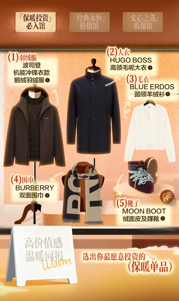时尚温暖必入榜——一站到位的保暖单品TOP1等你定!