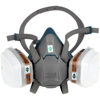 3M 6502防毒面具套装硅胶喷漆油漆农药装修化工防甲醛有害气体 【防有机蒸汽】6502配6003