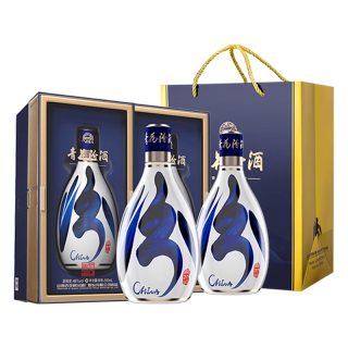 汾酒清香型白酒 48度青花30复兴版 500mL * 2瓶 礼盒装