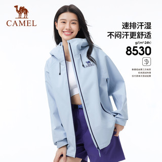 骆驼羽绒服冲锋衣女三合一2025秋冬防风防水外套男 L