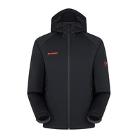 猛犸象（MAMMUT）【红标】Clion 男女同款防风耐磨连帽夹克外套软壳衣