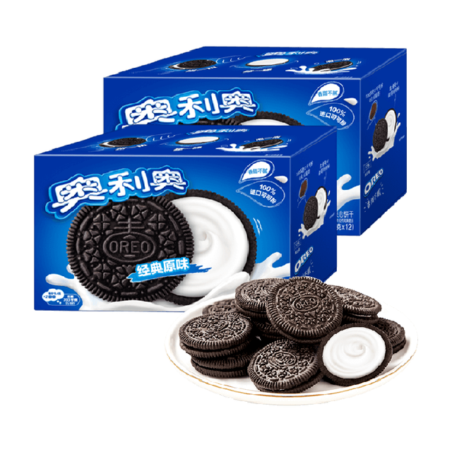 经典原味奥利奥囤：奥利奥 夹心饼干 经典原味 582g*2