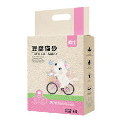 艾格辰 豆腐猫砂6L除臭低尘奶香