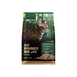 网易严选 J40鲜鸡肉生骨肉猫粮1.5kg*4包