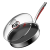 康巴赫 旗舰S款316L不锈钢平底锅蜂窝家用