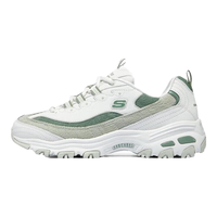 SKECHERS 斯凯奇 奶茶熊丨Skechers 秋季女款复古熊猫老爹鞋百搭运动鞋 粉红/绿色/896276-WMNT 37