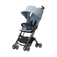 好孩子（gb）口袋车婴儿车轻便登机遛娃手推车一键折叠  POCKIT 3H 烟雾蓝