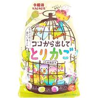 扇雀饴糖果日本星星糖果senjaku糖鸟笼糖白桃汽水水果硬喜糖 鸟笼糖一袋