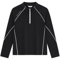 XTEP特步儿童2025年T恤男童半开襟长袖儿童户外打底衫中大童卫衣